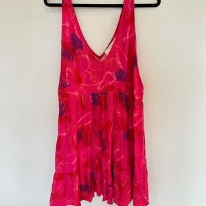 Acacia Pink Floral Dress - Size Medium